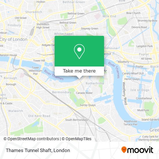 Thames Tunnel Shaft map