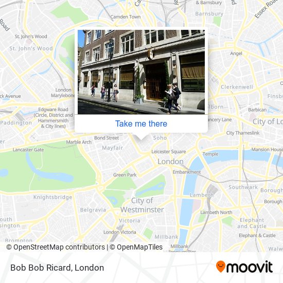 Bob Bob Ricard map