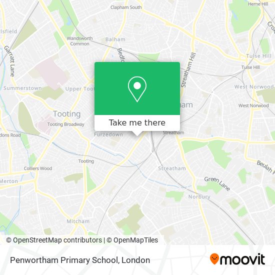 Penwortham Primary School map