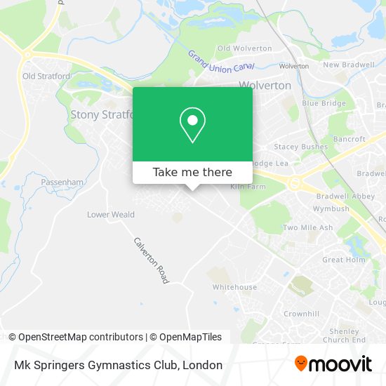 Mk Springers Gymnastics Club map