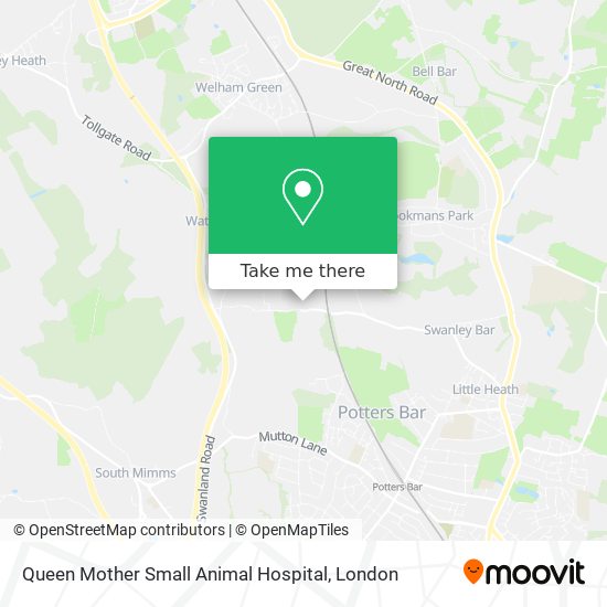 Queen Mother Small Animal Hospital map