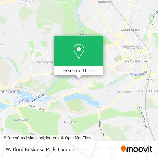 Watford Business Park map