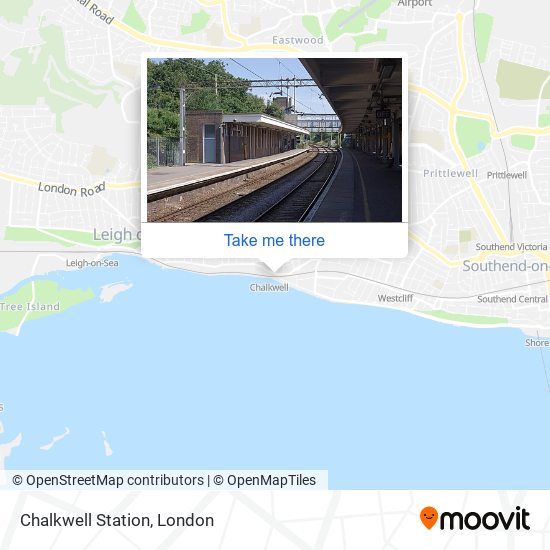 Chalkwell Station map