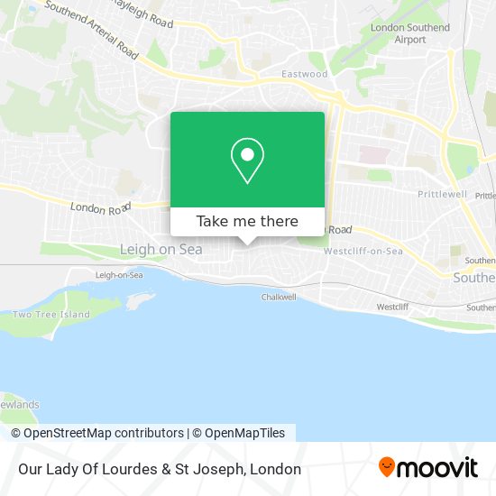 Our Lady Of Lourdes & St Joseph map