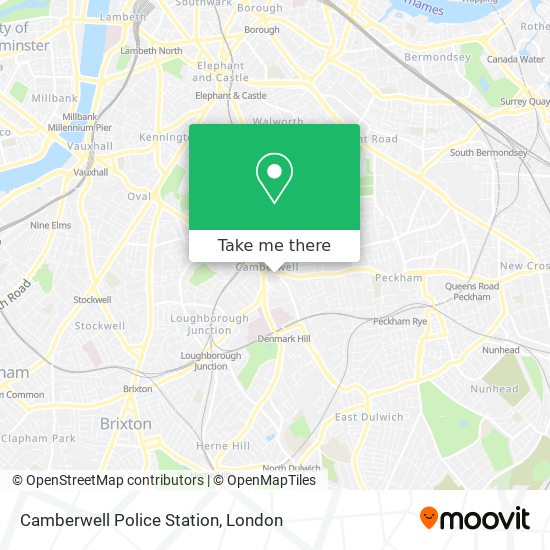 Camberwell Police Station map