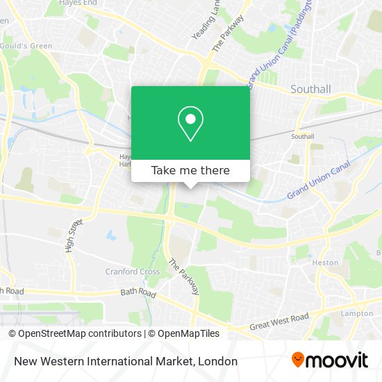 New Western International Market map