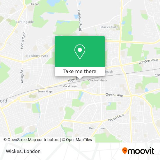 Wickes map