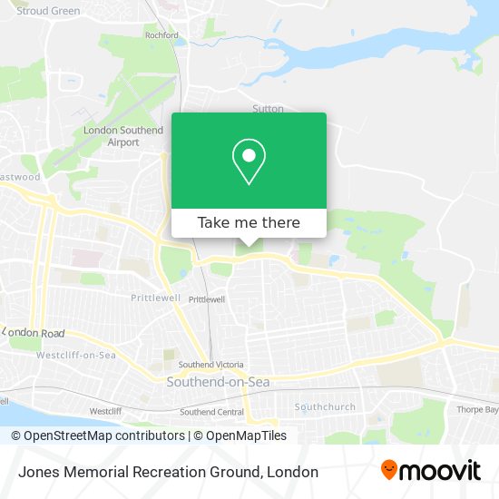 Jones Memorial Recreation Ground map