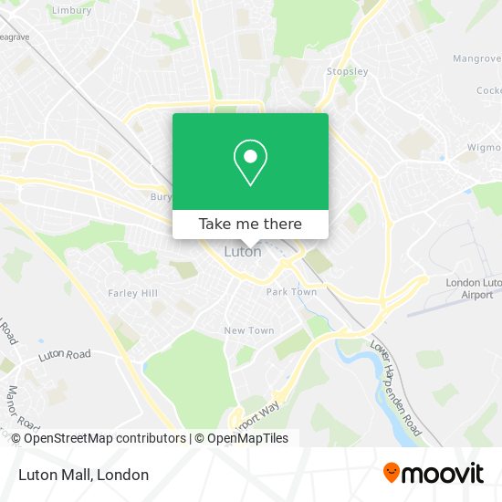 Luton Mall map