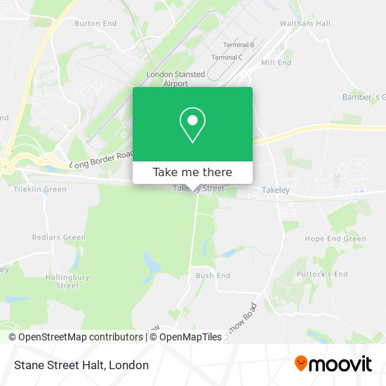 Stane Street Halt map