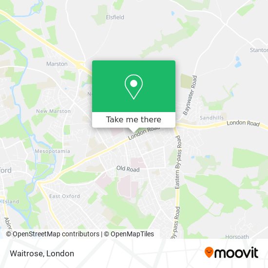 Waitrose map
