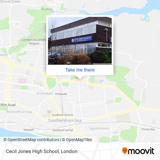 Cecil Jones High School map