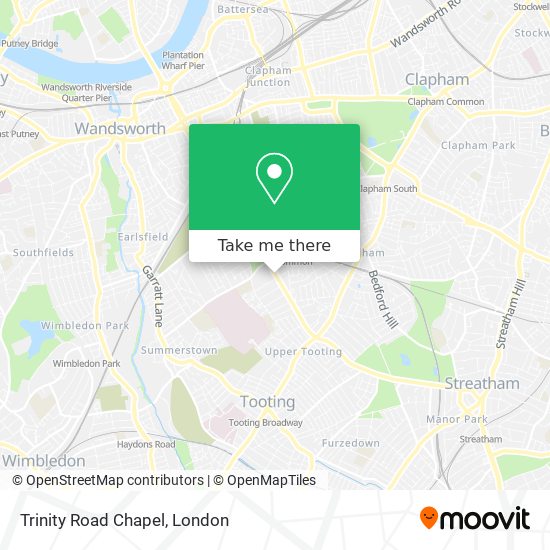 Trinity Road Chapel map