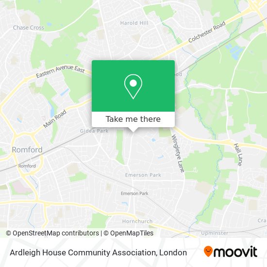 Ardleigh House Community Association map