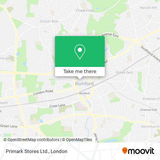 Primark Stores Ltd. map