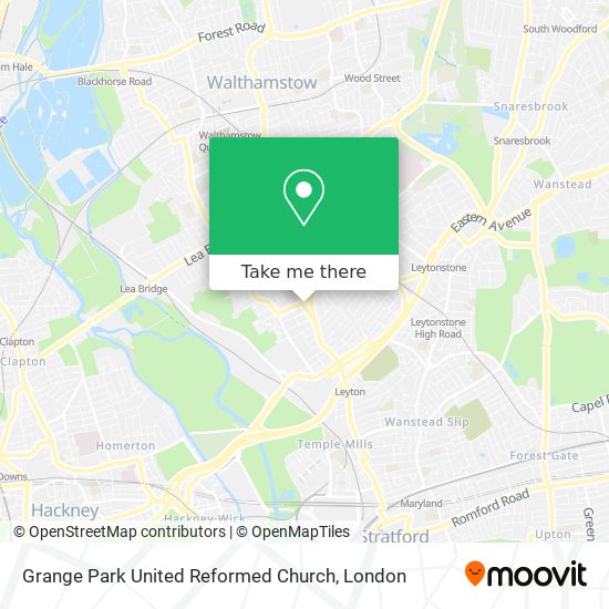 Grange Park United Reformed Church map