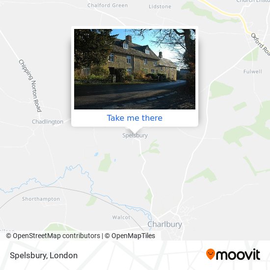 Spelsbury map