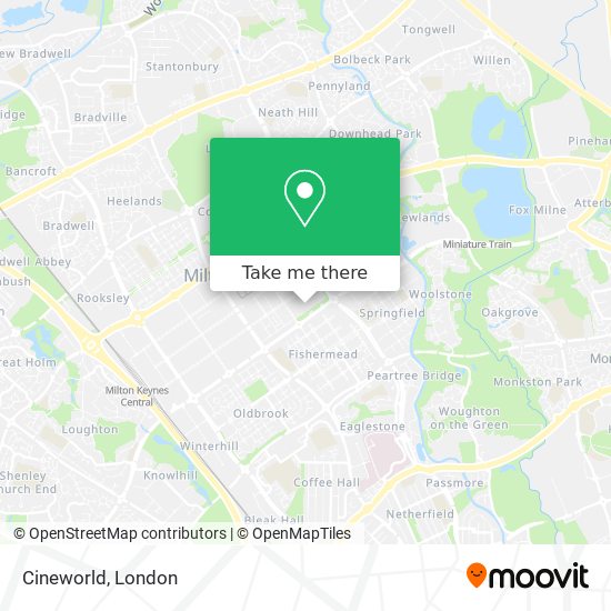 Cineworld map