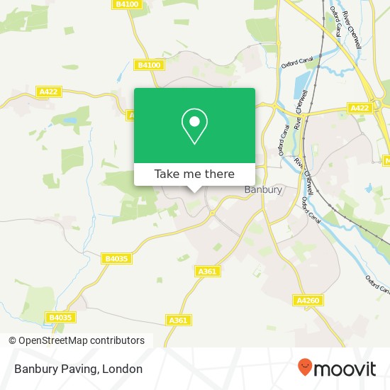 Banbury Paving map