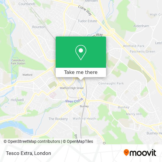 Tesco Extra map