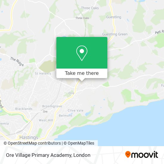 Ore Village Primary Academy map