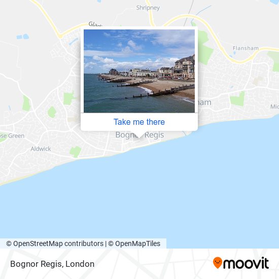 Bognor Regis map