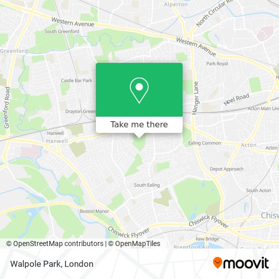Walpole Park map