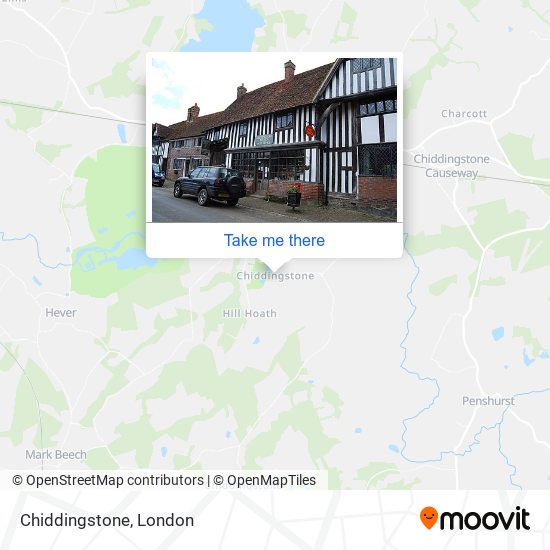 Chiddingstone map