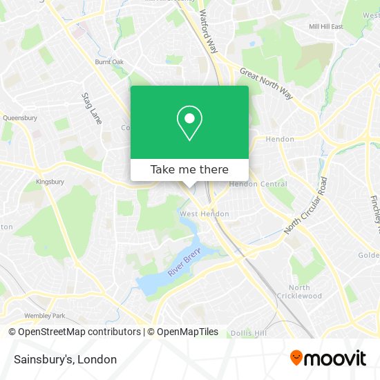 Sainsbury's map
