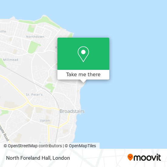North Foreland Hall map