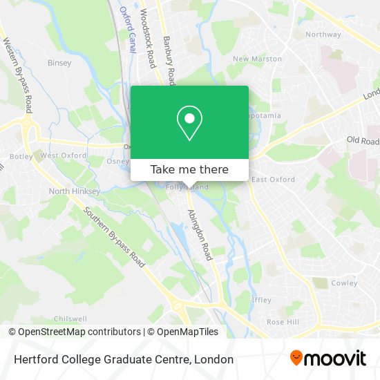 Hertford College Graduate Centre map