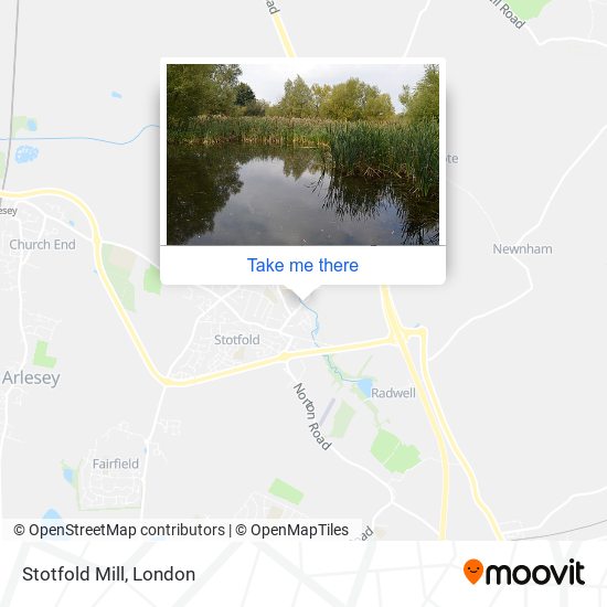 Stotfold Mill map