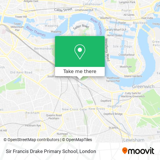 Sir Francis Drake Primary School map
