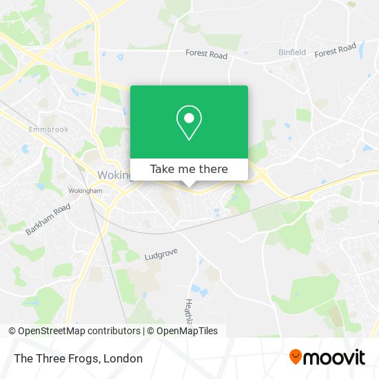 The Three Frogs map
