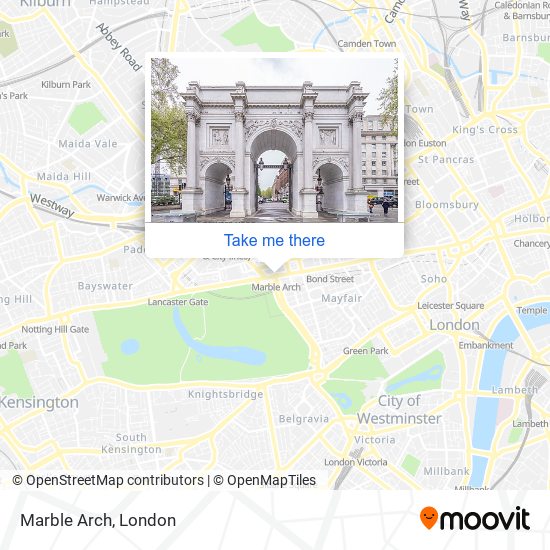 Marble Arch map