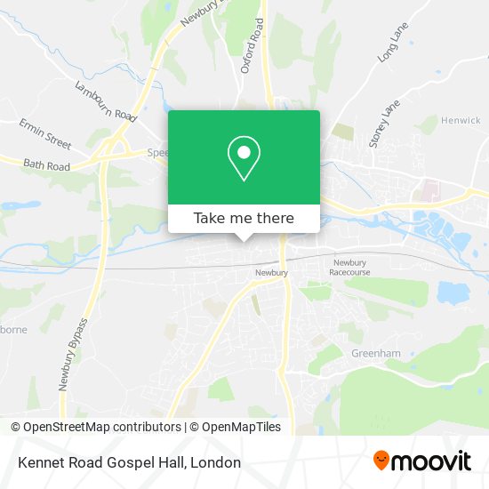 Kennet Road Gospel Hall map