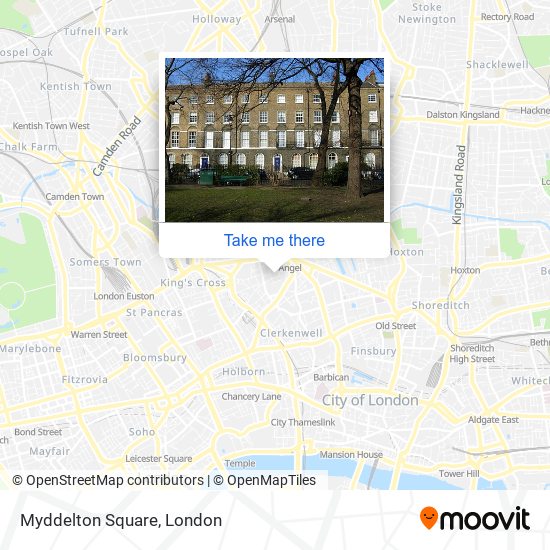 Myddelton Square map