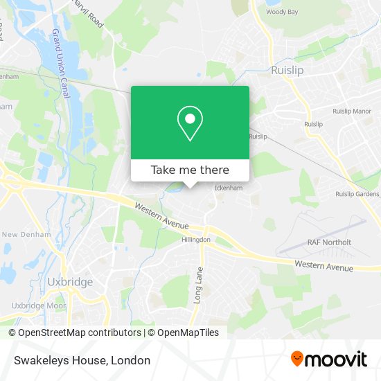 Swakeleys House map