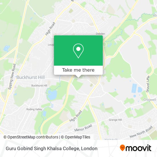 Guru Gobind Singh Khalsa College map