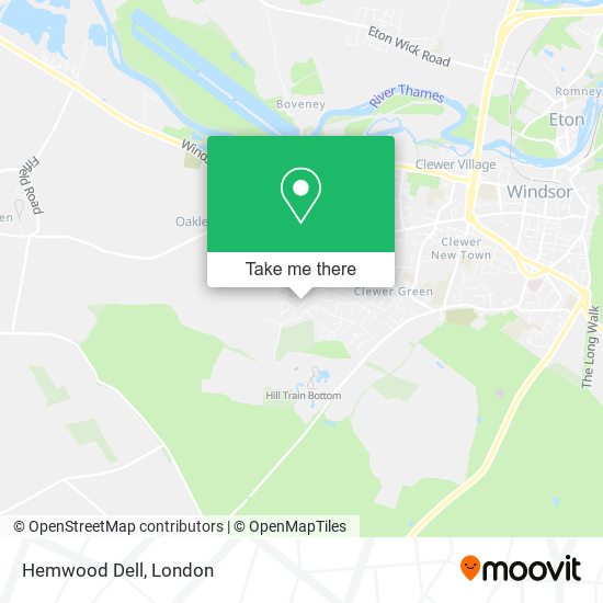 Hemwood Dell map