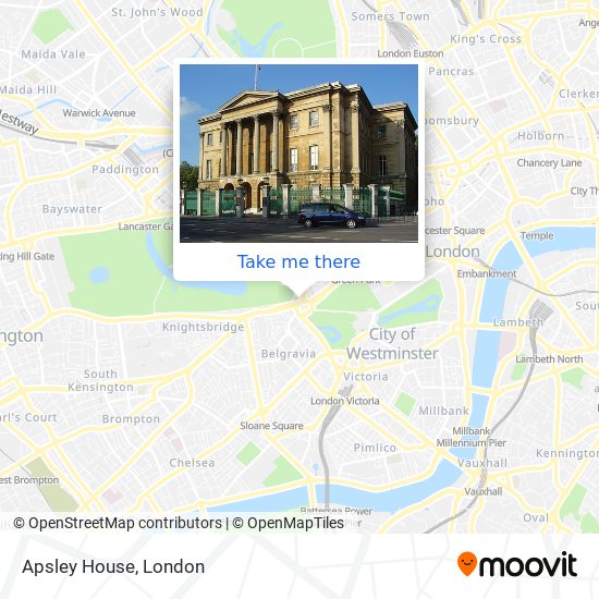 Apsley House map