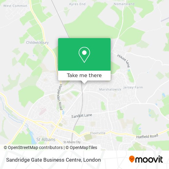 Sandridge Gate Business Centre map