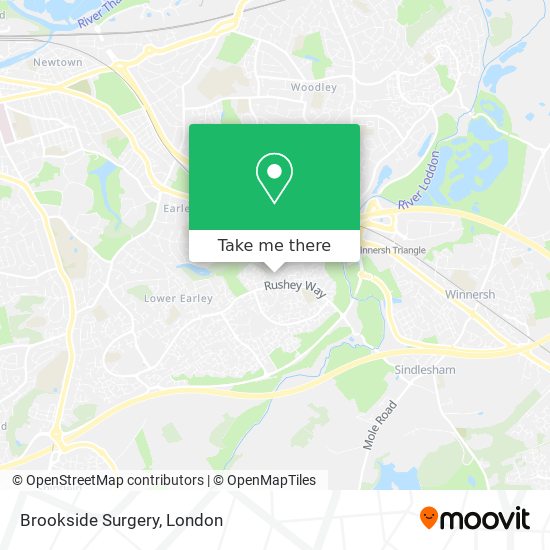 Brookside Surgery map