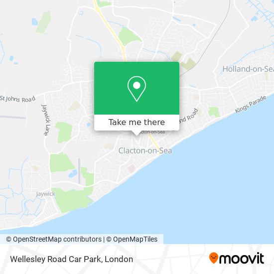 Wellesley Road Car Park map