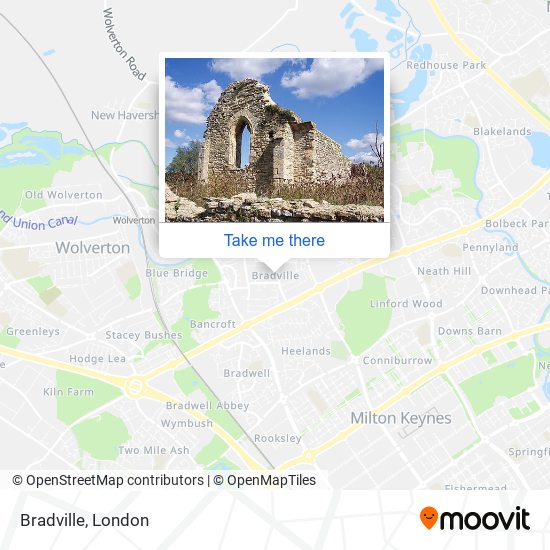 Bradville map
