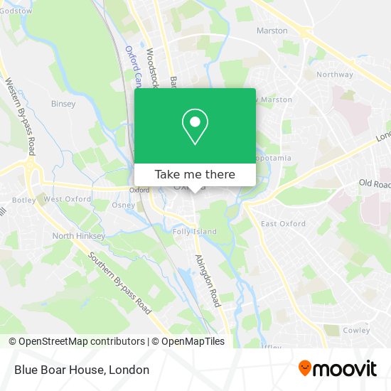 Blue Boar House map