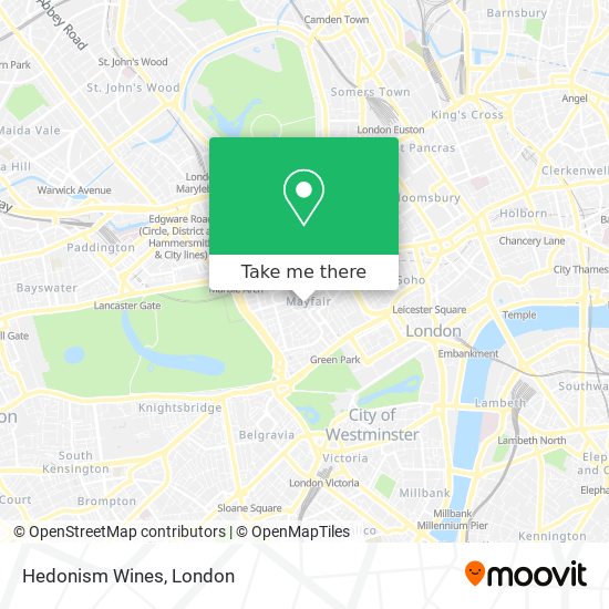 Hedonism Wines map