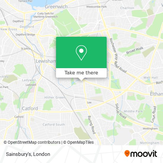 Sainsbury's map