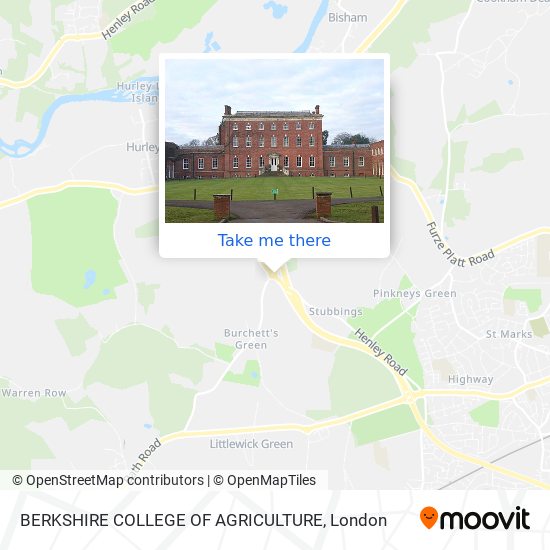 BERKSHIRE COLLEGE OF AGRICULTURE map