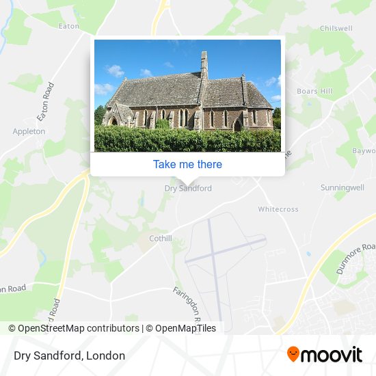 Dry Sandford map
